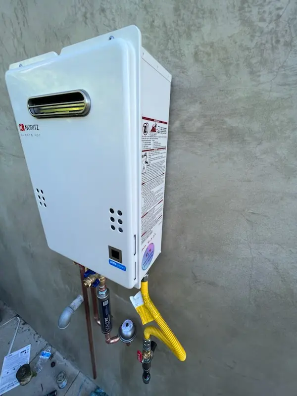 Tankless water heater installation for Overlook Lake homes