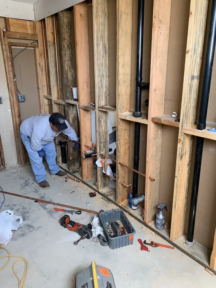 Commercial rough-in plumbing for Gas Line Repair in Overlook Lake